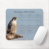 Falcon - Aanpasbare kalender voor het hele jaar 20 Muismat (Met muis)