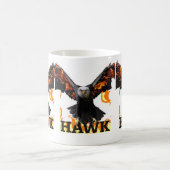 Falcon Art Mug – Bold Wildlife Bird of Prey Design Koffiemok (Center)