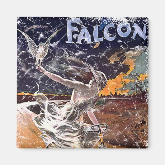 Falcon Bicycle - in nood Magneet (Voorkant)