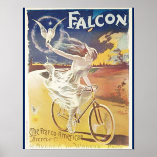 Falcon Bicycle Poster