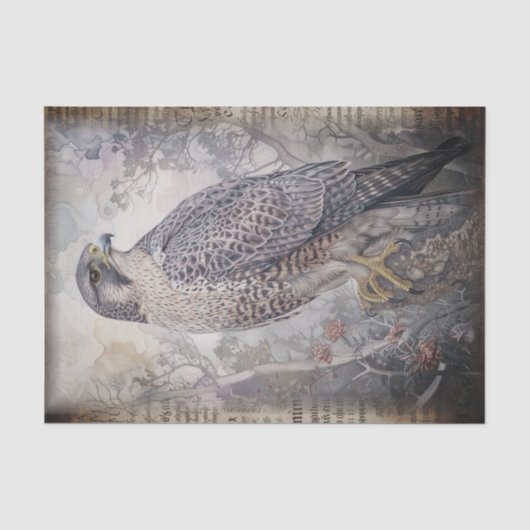 Falcon Bird gestileerde roofvogel Tissuepapier (Voorkant)