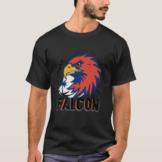Falcon Bold Head-Logo T-shirt (Voorkant)