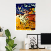 Falcon De Franco-Amerikaanse Fietsfabriek 1894 Poster (Thuiskantoor)