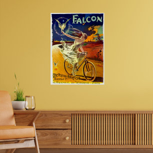 Falcon De Franco-Amerikaanse Fietsfabriek 1894 Poster