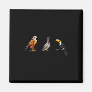 Falcon Duck Toucan Vogels Subtiele Anti Trump 1 Magneet