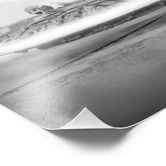 Falcon First Flight Foto Afdruk (Hoek)