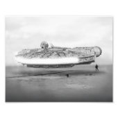 Falcon First Flight Foto Afdruk (Voorkant)