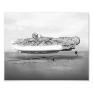 Falcon First Flight Foto Afdruk