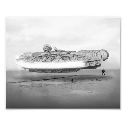 Falcon First Flight Foto Afdruk (Voorkant)