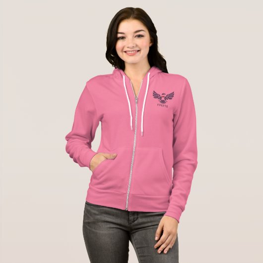 Falcon Fleece Zip Front Hoodie (Voorkant volledig)