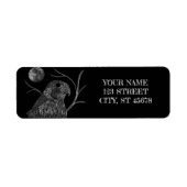 Falcon Full Moon Black Etiket (Voorkant)