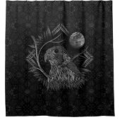 Falcon Full Moon Douchegordijn (Voorkant)