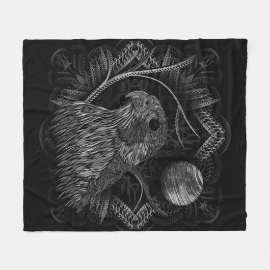 Falcon Full Moon Fleece Deken (Voorkant (Horizontaal))