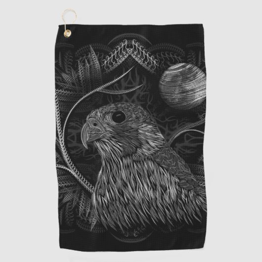 Falcon Full Moon Golfhanddoek (Voorkant)