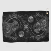Falcon Full Moon Golfhanddoek (Horizontaal)
