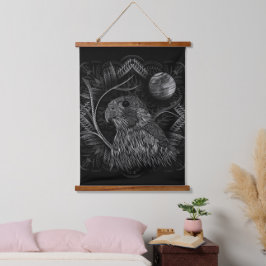 Falcon Full Moon Hangend Wandkleed
