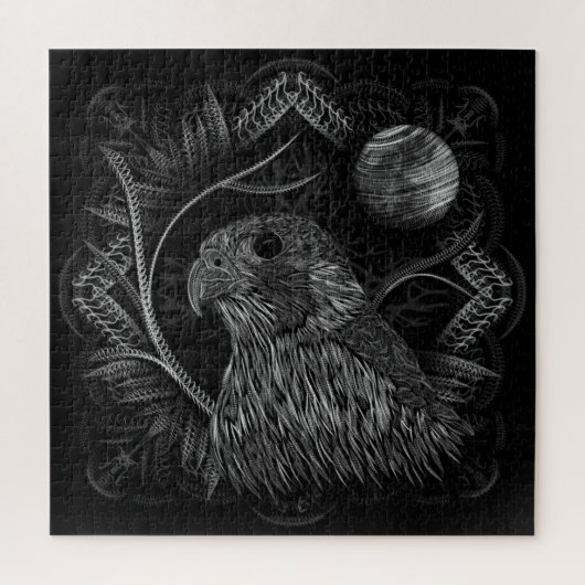 Falcon Full Moon Legpuzzel (Verticaal)