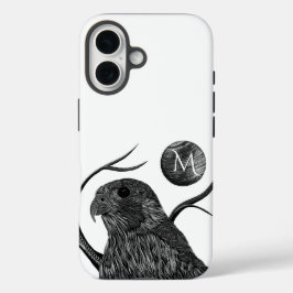 Falcon Full Moon Monogram iPhone 16 Hoesje