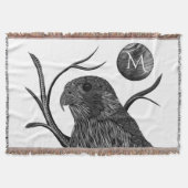 Falcon Full Moon Monogram Deken (Voorkant)