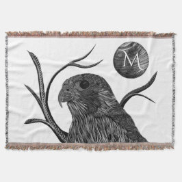 Falcon Full Moon Monogram Deken