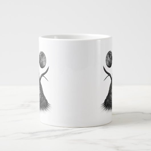 Falcon Full Moon Monogram Grote Koffiekop (Voorkant)