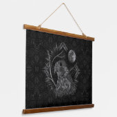 Falcon Full Moon Monogram Hangend Wandkleed (Gebogen)