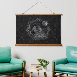 Falcon Full Moon Monogram Hangend Wandkleed