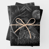 Falcon Full Moon Monogram Inpakpapier Vel (In situ)