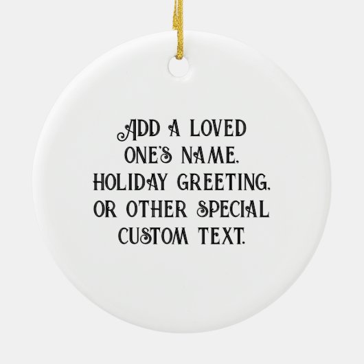 Falcon Full Moon Monogram Keramisch Ornament (Achterkant)