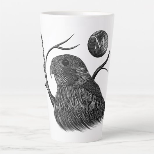 Falcon Full Moon Monogram Latte Mok (Voorkant)