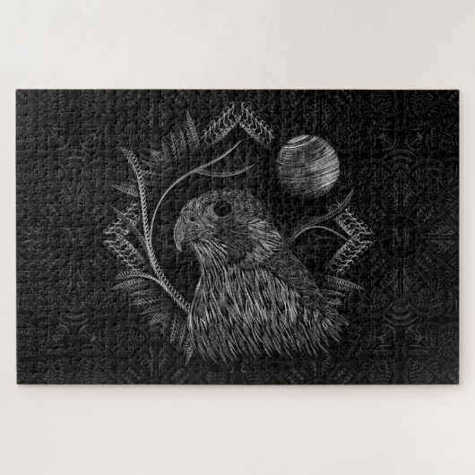 Falcon Full Moon Monogram Legpuzzel (Horizontaal)
