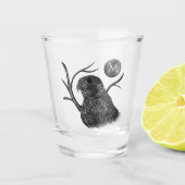 Falcon Full Moon Monogram Shot Glas (Voorkant)