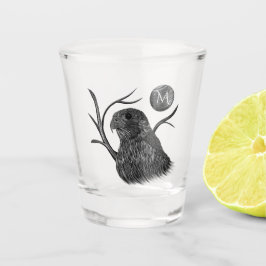 Falcon Full Moon Monogram Shot Glas