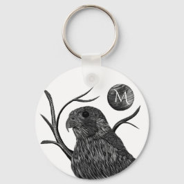 Falcon Full Moon Monogram Sleutelhanger