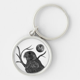 Falcon Full Moon Monogram Sleutelhanger