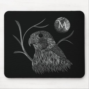 Falcon Full Moon Monogram zwart Muismat