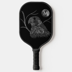 Falcon Full Moon Monogram zwart Pickleball Paddle