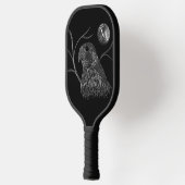 Falcon Full Moon Monogram zwart Pickleball Paddle (Links)
