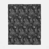 Falcon Full Moon Patroon Fleece Deken (Voorkant)