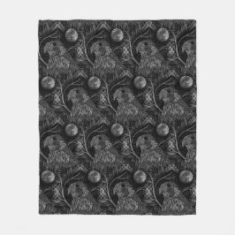 Falcon Full Moon Patroon Fleece Deken