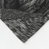 Falcon Full Moon Patroon Fleece Deken (Hoek)