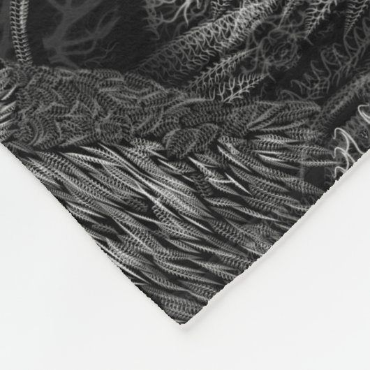 Falcon Full Moon Patroon Fleece Deken (Hoek)