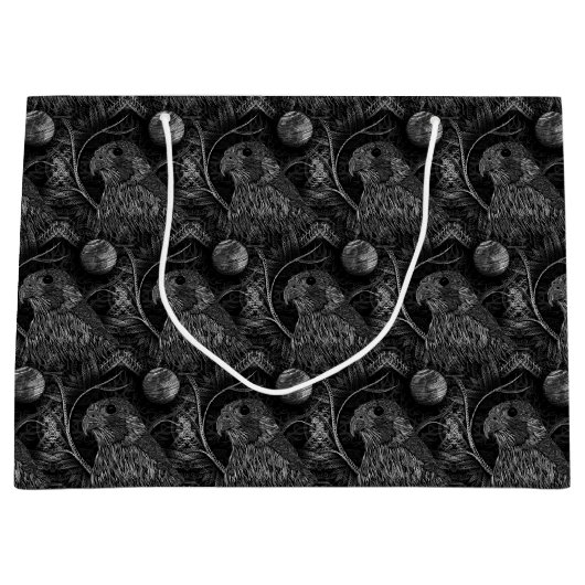Falcon Full Moon Patroon Groot Cadeauzakje (Voorkant)