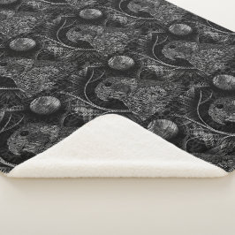 Falcon Full Moon Patroon Sherpa Deken