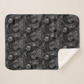 Falcon Full Moon Patroon Sherpa Deken (Voorkant (horizontaal))