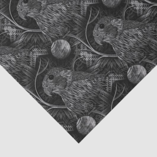 Falcon Full Moon Patroon Tissuepapier (Detail)