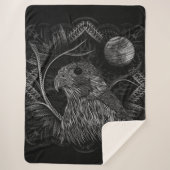Falcon Full Moon Sherpa Deken (Voorkant)