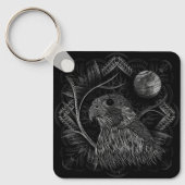 Falcon Full Moon Sleutelhanger (Voorkant)