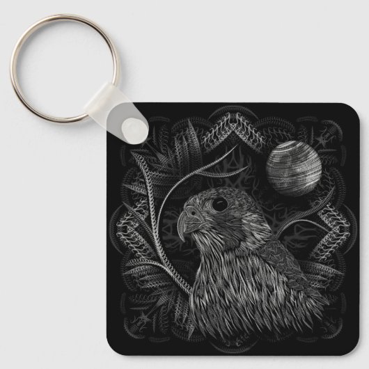 Falcon Full Moon Sleutelhanger (Voorkant)