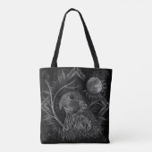 Falcon Full Moon Tote Bag (Achterkant)